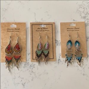 Artesian Spirit Bohemian Tassel Earrings Bundle